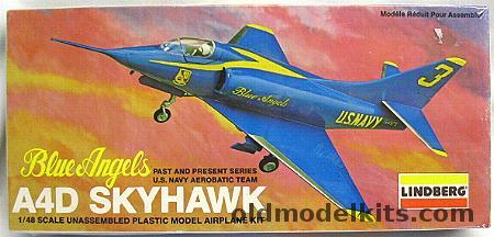 Lindberg 1/48 Blue Angels A-4D Skyhawk, 2333 plastic model kit